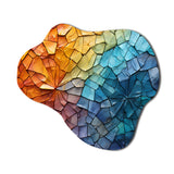 Colorful Mosaic II - Asymmetric Metal Wall Art