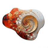 Energetic Spiralscape I - Asymmetric Metal Wall Art