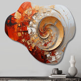 Energetic Spiralscape I - Asymmetric Metal Wall Art