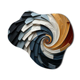 Geometric Spiral III - Asymmetric Metal Wall Art