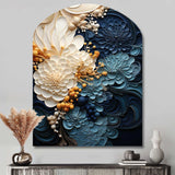 Liquid Ink Spiral IV - Asymmetric Metal Wall Art