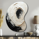 Minimalist Spiral - Asymmetric Metal Wall Art