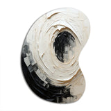 Minimalist Spiral - Asymmetric Metal Wall Art