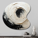 Minimalist Spiral - Asymmetric Metal Wall Art