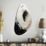 Minimalist Spiral - Asymmetric Metal Wall Art