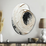 Minimalist Spiral - Asymmetric Metal Wall Art