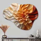 Sunlit Spiral - Asymmetric Metal Wall Art