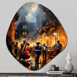 Jazz Harlem Renaissance IV - Asymmetric Metal Wall Art