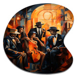 Jazz Harlem Renaissance V - Asymmetric Metal Wall Art