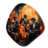 Jazz Harlem Renaissance V - Asymmetric Metal Wall Art