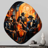 Jazz Harlem Renaissance V - Asymmetric Metal Wall Art