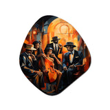 Jazz Harlem Renaissance V - Asymmetric Metal Wall Art