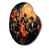 Jazz Harlem Renaissance V - Asymmetric Metal Wall Art