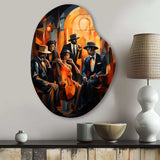 Jazz Harlem Renaissance V - Asymmetric Metal Wall Art