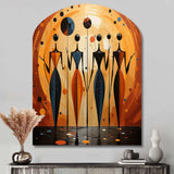 African Soulful III - Asymmetric Metal Wall Art