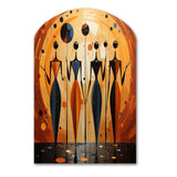 African Soulful III - Asymmetric Metal Wall Art