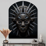 African Mask Tribu I - Asymmetric Metal Wall Art