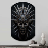 African Mask Tribu I - Asymmetric Metal Wall Art