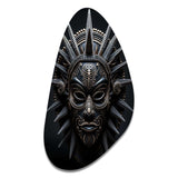 African Mask Tribu I - Asymmetric Metal Wall Art