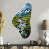 Alaska Landscape II - Asymmetric Metal Wall Art