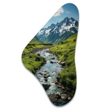 Alaska Landscape II - Asymmetric Metal Wall Art