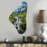 Alaska Landscape II - Asymmetric Metal Wall Art