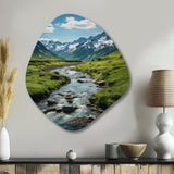 Alaska Landscape II - Asymmetric Metal Wall Art