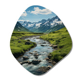 Alaska Landscape II - Asymmetric Metal Wall Art