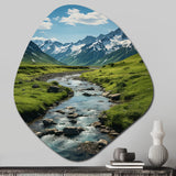 Alaska Landscape II - Asymmetric Metal Wall Art