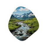 Alaska Landscape II - Asymmetric Metal Wall Art