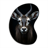 Animal Antelope Photo II - Asymmetric Metal Wall Art