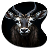 Animal Antelope Photo II - Asymmetric Metal Wall Art