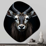 Animal Antelope Photo II - Asymmetric Metal Wall Art