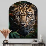 Cheetah Portrait Silent Stalk V - Asymmetric Metal Wall Art