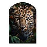 Cheetah Portrait Silent Stalk V - Asymmetric Metal Wall Art