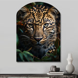 Cheetah Portrait Silent Stalk V - Asymmetric Metal Wall Art