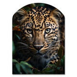 Cheetah Portrait Silent Stalk V - Asymmetric Metal Wall Art