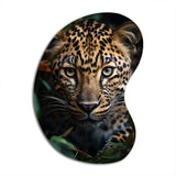 Cheetah Portrait Silent Stalk V - Asymmetric Metal Wall Art