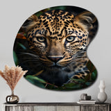 Cheetah Portrait Silent Stalk V - Asymmetric Metal Wall Art