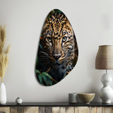 Cheetah Portrait Silent Stalk V - Asymmetric Metal Wall Art