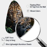 Cheetah Portrait Silent Stalk V - Asymmetric Metal Wall Art