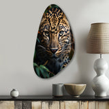 Cheetah Portrait Silent Stalk V - Asymmetric Metal Wall Art