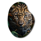 Cheetah Portrait Silent Stalk V - Asymmetric Metal Wall Art