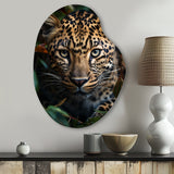 Cheetah Portrait Silent Stalk V - Asymmetric Metal Wall Art