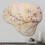 Apple Blossom Harmony III - Asymmetric Metal Wall Art