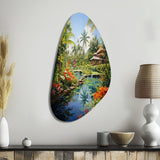 Bali Bliss Landscape II - Asymmetric Metal Wall Art