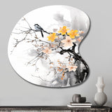 Asian Art Bat Sumi - Asymmetric Metal Wall Art