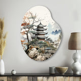 Asian Art Fantasy Sumi II - Asymmetric Metal Wall Art