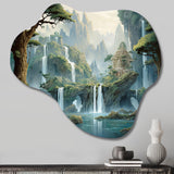 Asian Art Natures Rhythm I - Asymmetric Metal Wall Art