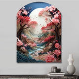 Asian Art Zen Garden V - Asymmetric Metal Wall Art